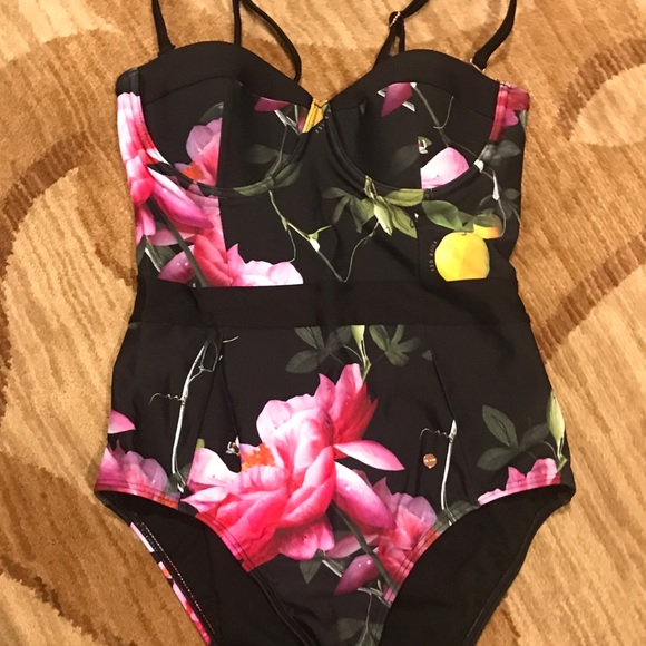 Baker by Ted Baker Other - Ted Baker Citrus Bloom Cup Swimsuit
